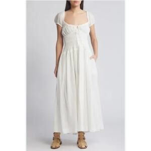 Free People White Maxi Dress